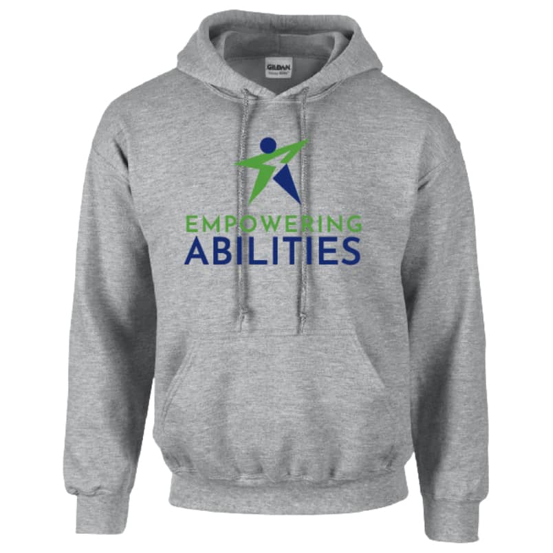 empowering abilities grey hoodie