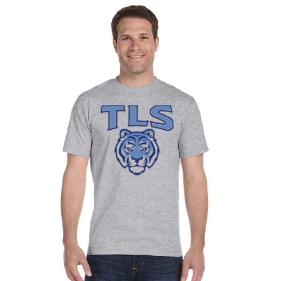 grey tls shirt