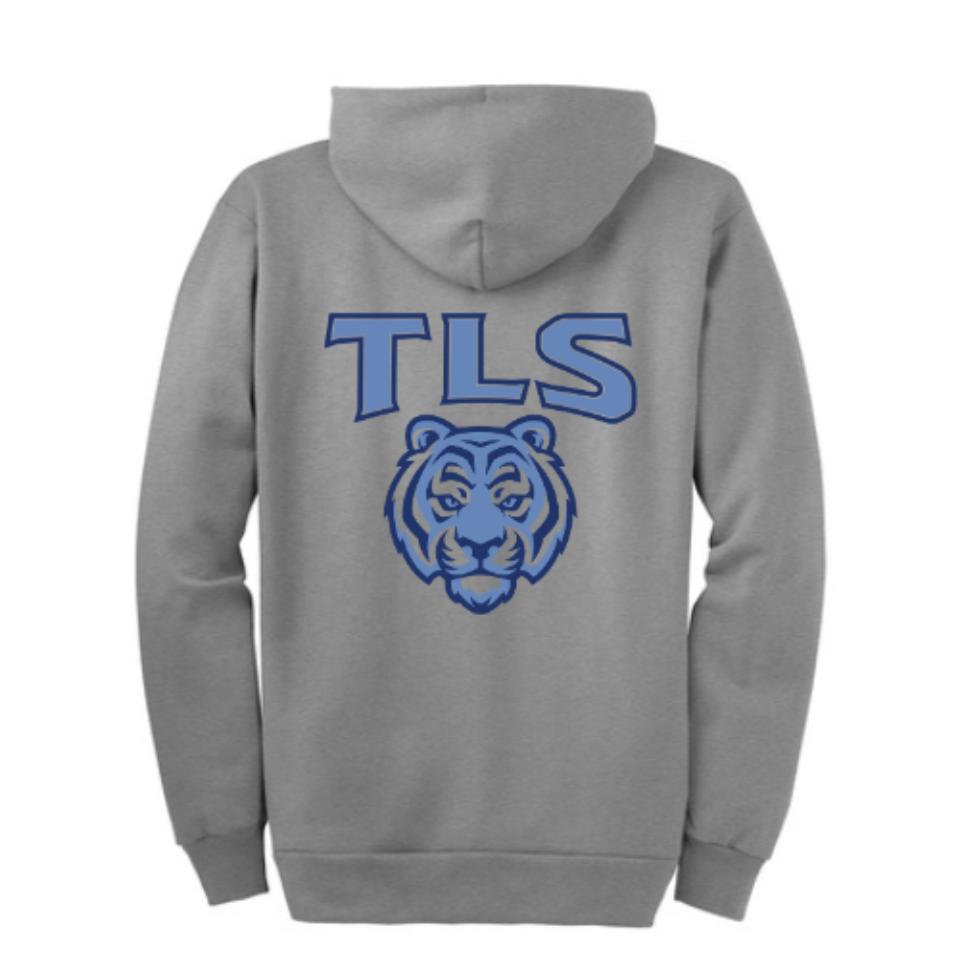 tls grey hoodie