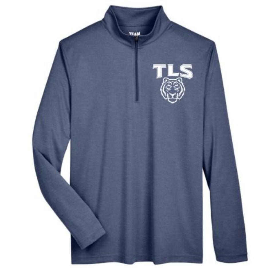 Mens navy tls quarter zip