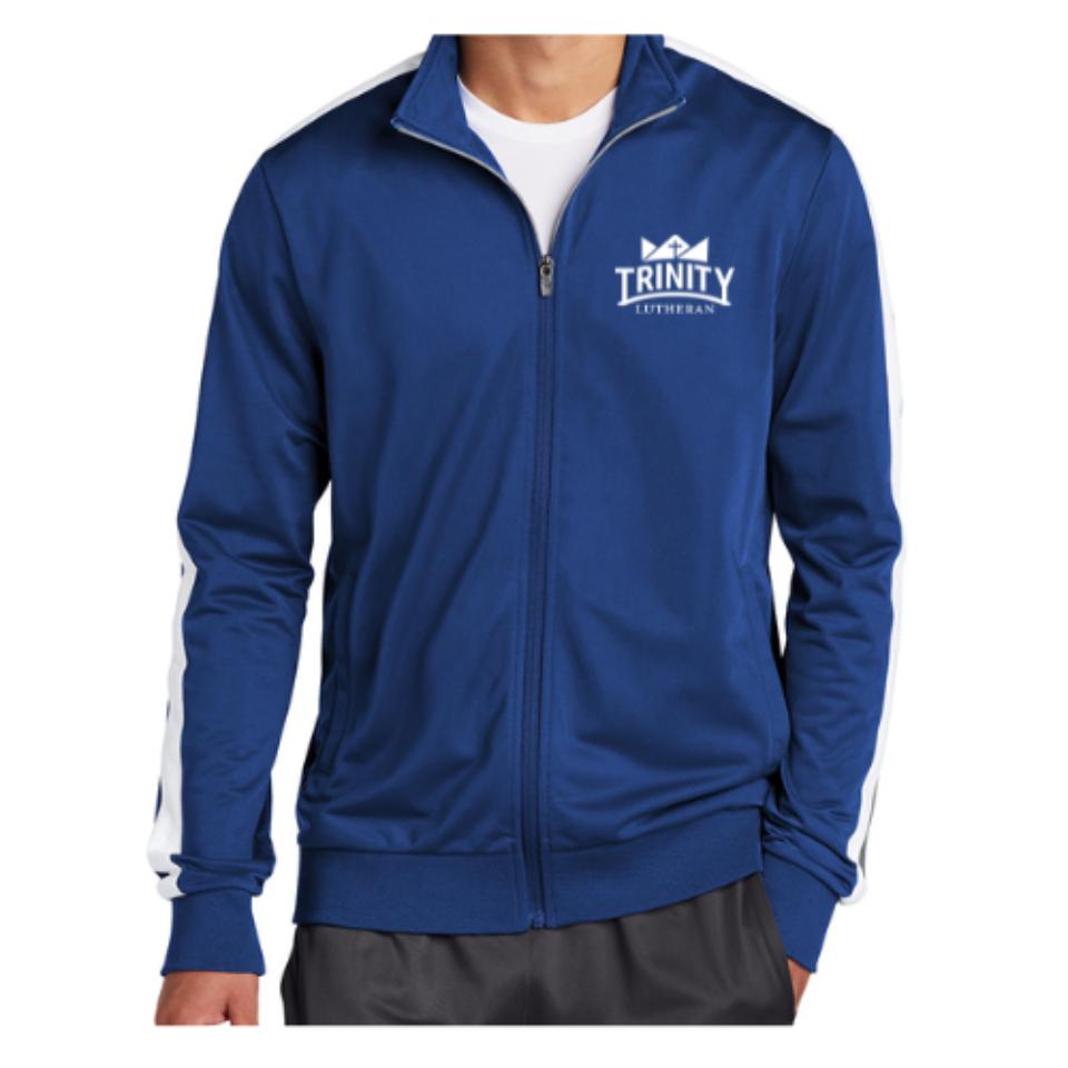 trinity royal blue zip up