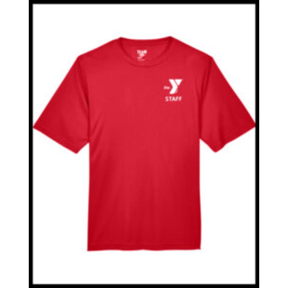 YMCA performance dry fit staff t-shirt
