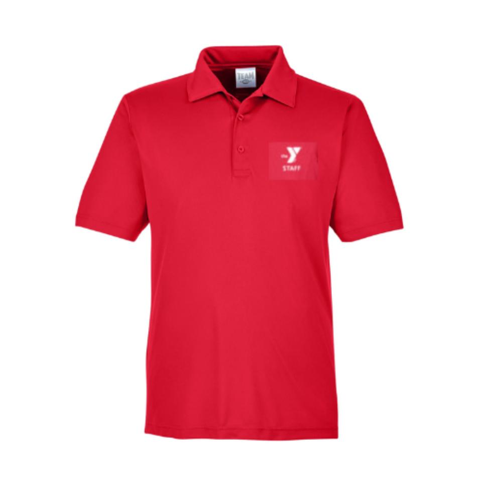 YMCA unisex dry fit staff polo